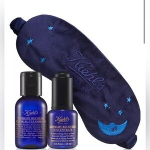 New Kiehl's Since 1851 Midnight Recovery Sleep Essentials Skincare gift set